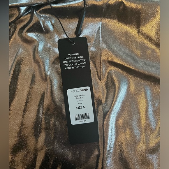 NEW Metallic bodysuit - Picture 4 of 6